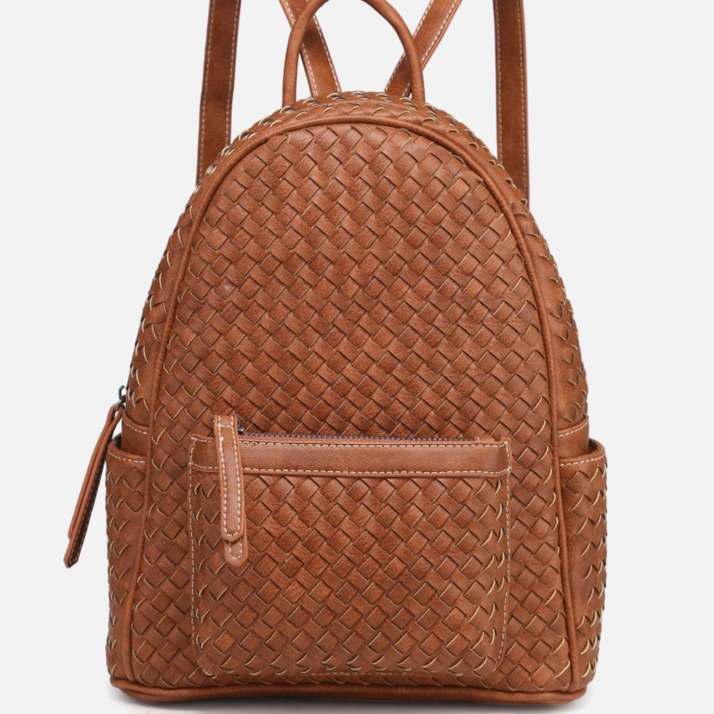 SHOMICO Small Woven Backpack